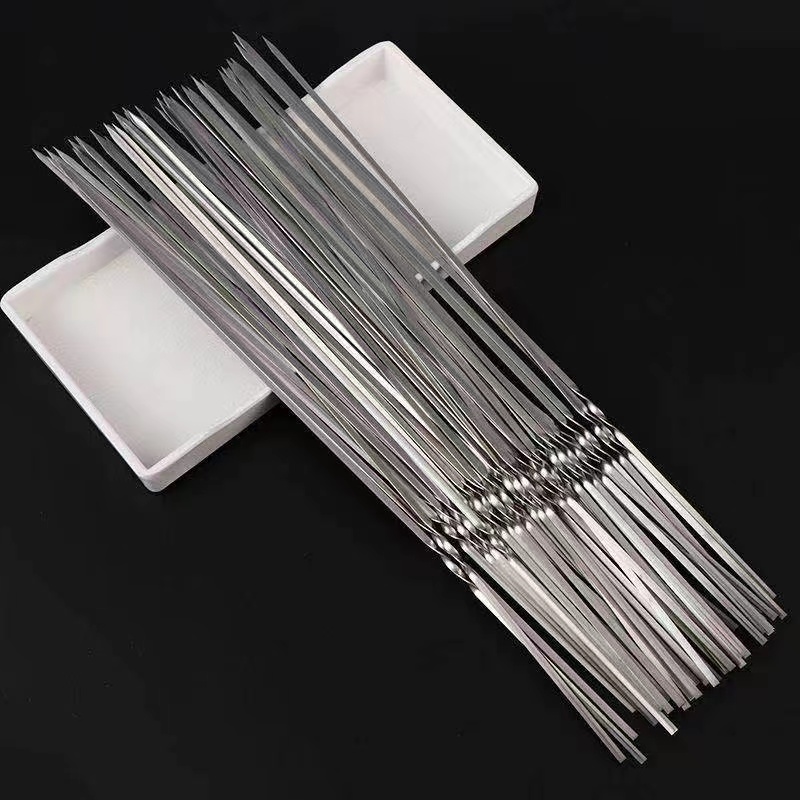 stainless steel BBQ skewers