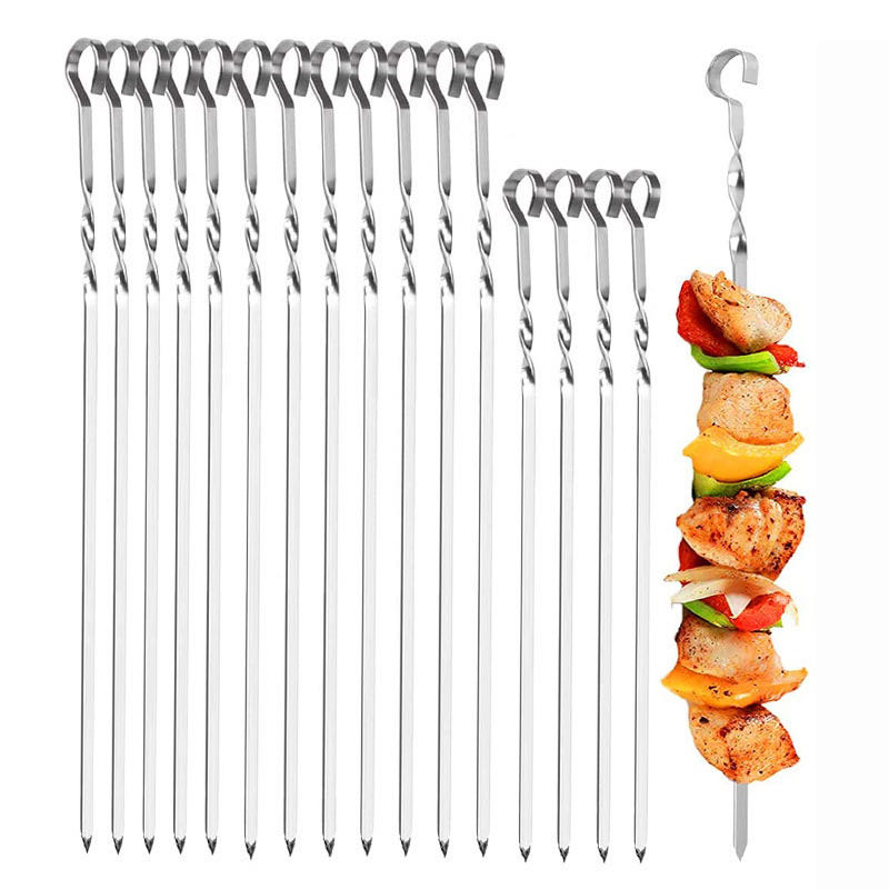 stainless steel BBQ skewers